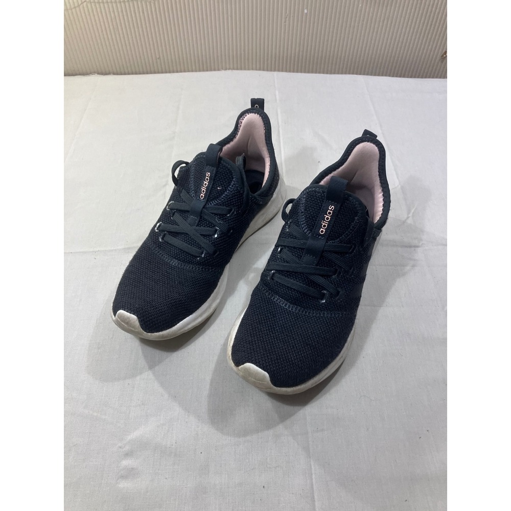 Adidas Cloudfoam Women's Running Shoes Black Pink Size 7 Athletic Sneakers